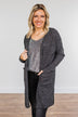 Life As We Know It Knit Cardigan- Black