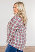 Flawless Beauty Plaid Top- Red & Navy