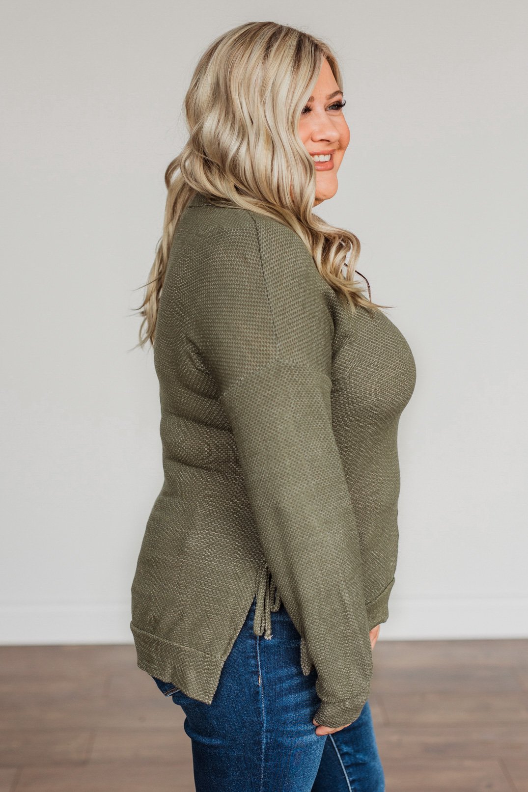 Magical Beauty Long Sleeve Top- Olive