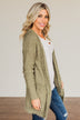 Strut Your Stuff Knit Cardigan- Olive