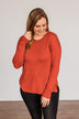 Sparks Flying Knit Sweater- Red