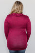 All This Time Zipper Pullover Top- Fuchsia