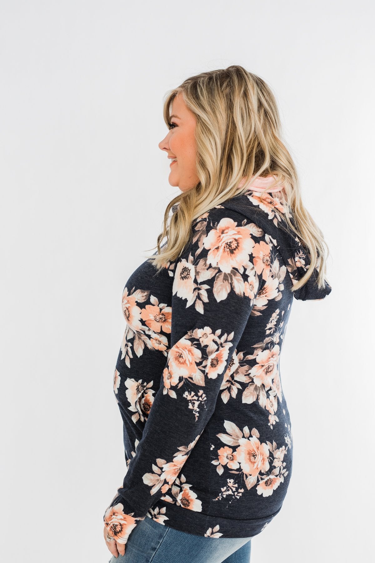 Let The Good Times Roll Hoodie- Navy
