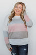 Be My Forever Cozy Sweater - Blush & Neutral Tones