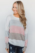 Be My Forever Cozy Sweater - Blush & Neutral Tones