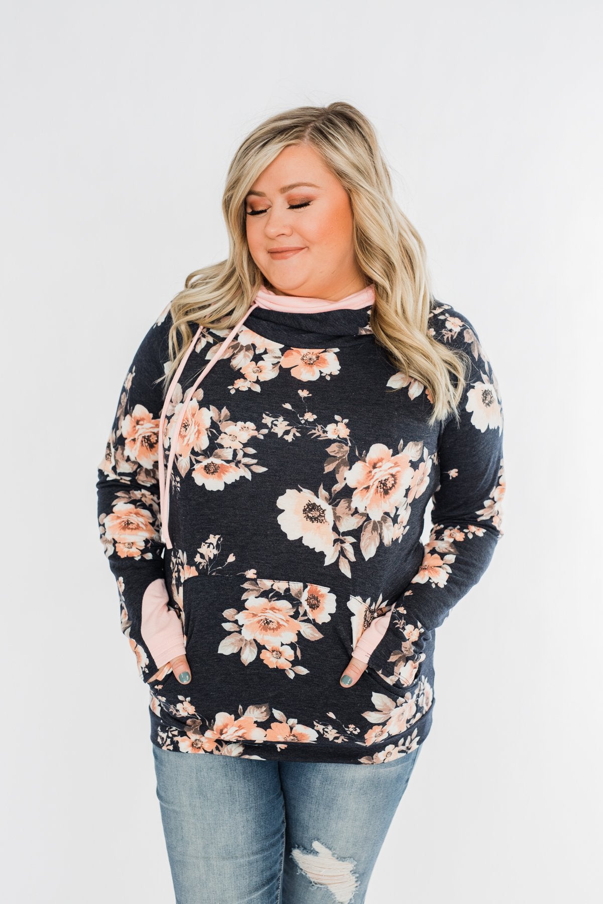 Let The Good Times Roll Hoodie- Navy