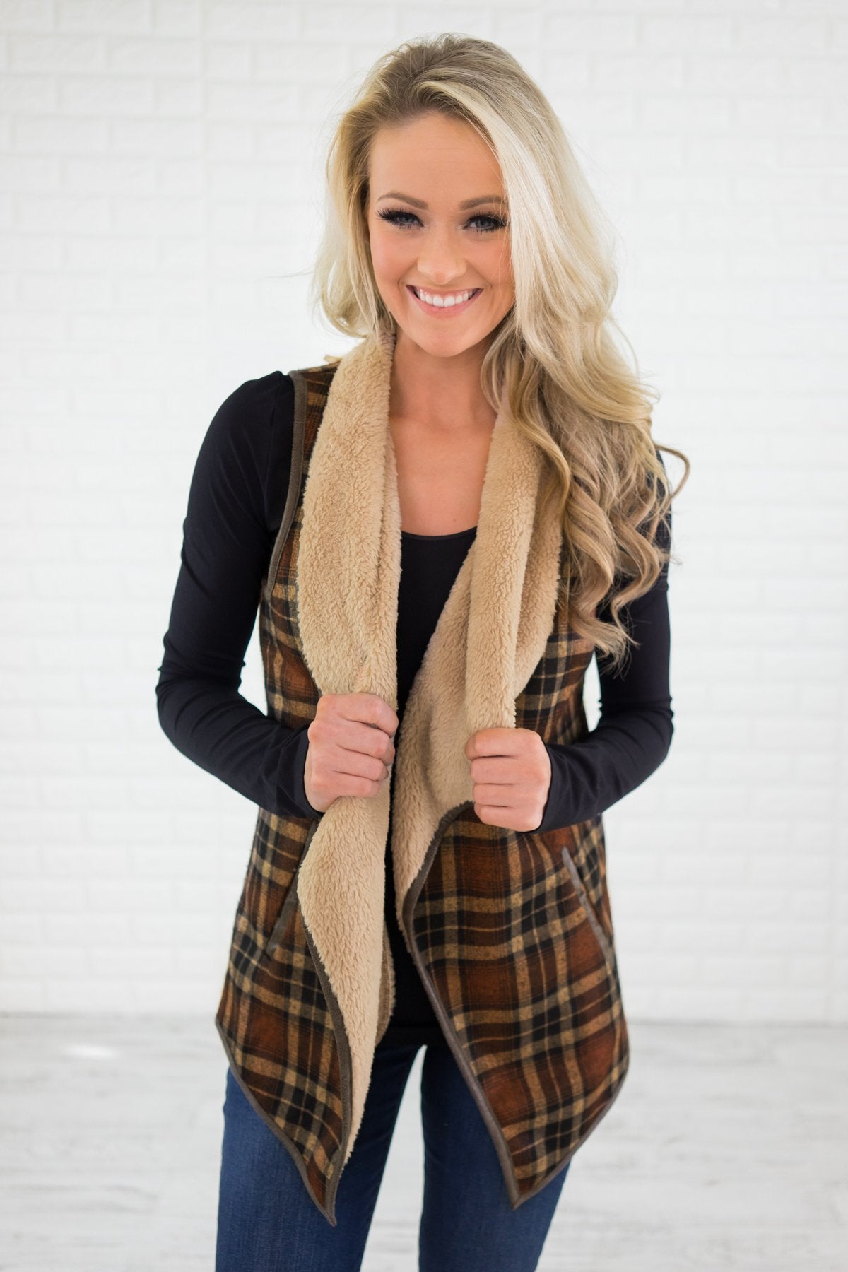 Up in the Mountains Plaid Vest