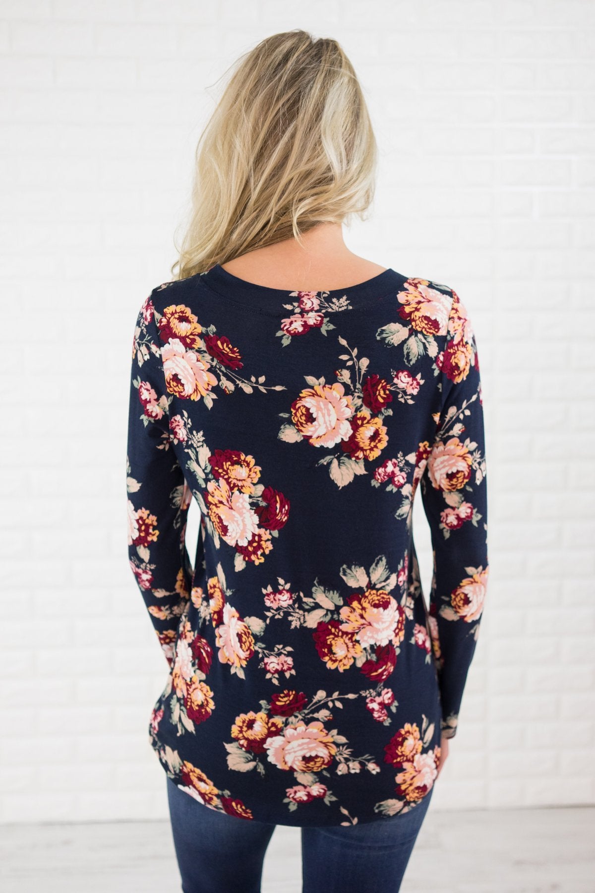 Joey Floral Lace Up Top