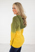 Yellow & Green Ombre Hoodie