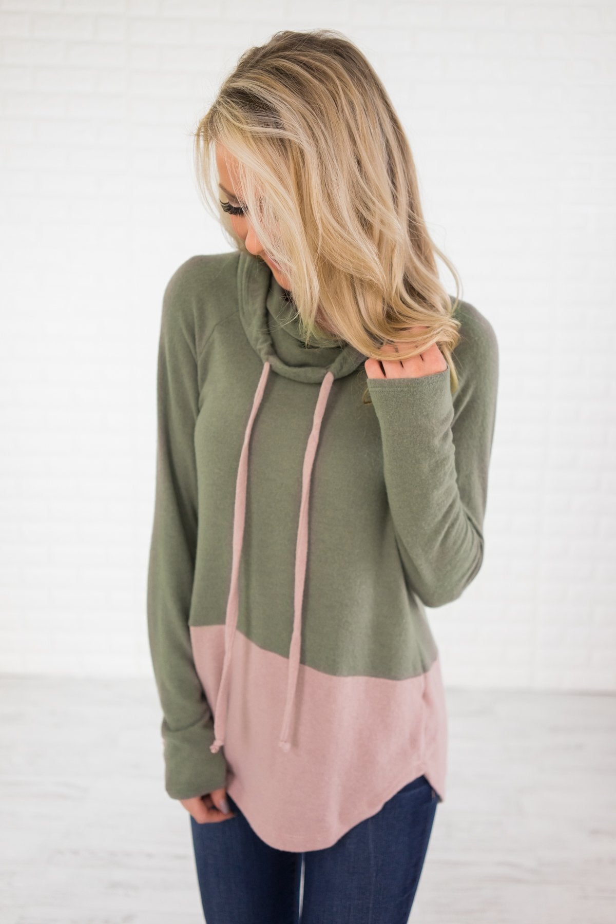 My Favorite Cowl Neck Top ~ Mossy Rose