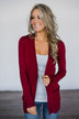 Essential Christmas Red Cardigan