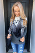 Blanket Scarf- Black & White