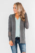 This is Me Notch Pocket Top- Heather Blue