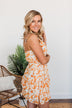 Going Where We Want Floral Dress- Orange