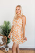 Going Where We Want Floral Dress- Orange