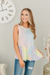 Sunset Serenade Tie-Dye Tank- Multi-Color
