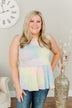 Sunset Serenade Tie-Dye Tank- Multi-Color