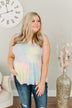 Sunset Serenade Tie-Dye Tank- Multi-Color