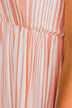 Beachy Feels Maxi Dress- Coral & Ivory