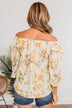 Lost In Paradise Floral Blouse- Cream