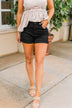 Vervet Stretch Mom Shorts- Addison Wash