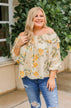 Lost In Paradise Floral Blouse- Cream