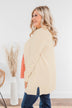 Can't Resist This Knit Pocket Cardigan- Cream