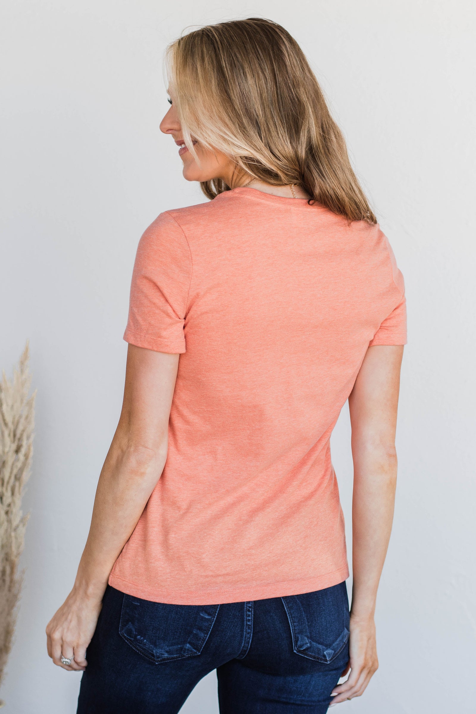 "Midwest Babe" Graphic Tee- Coral