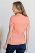 "Midwest Babe" Graphic Tee- Coral