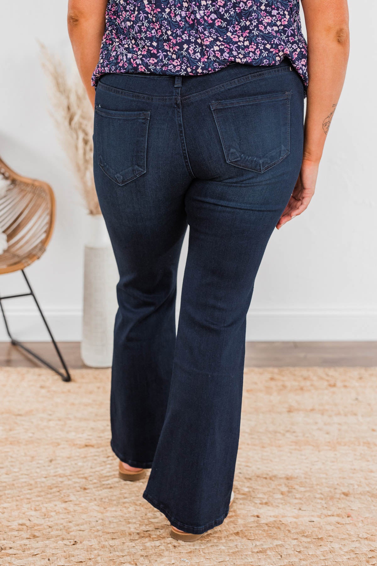 KanCan Jeans- Dark Wash Petite Flare