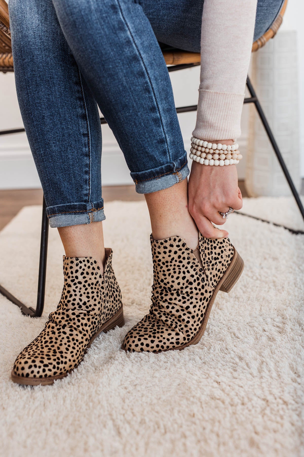 Blowfish leopard ankle sales boots