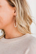 Looking Darling Earrings- Gold & Cream
