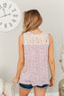 Best Day Yet Floral Lace Tank- Lavender & Ivory