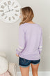 Along For The Journey Pullover Top- Lavender