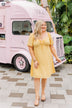 Dashing Through The Daisies Floral Dress- Yellow