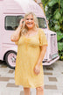 Dashing Through The Daisies Floral Dress- Yellow