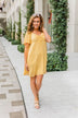 Dashing Through The Daisies Floral Dress- Yellow