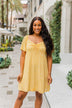 Dashing Through The Daisies Floral Dress- Yellow