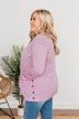 True To My Heart Open Front Cardigan- Purple