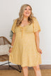 Dashing Through The Daisies Floral Dress- Yellow