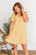 Dashing Through The Daisies Floral Dress- Yellow