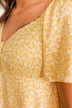 Dashing Through The Daisies Floral Dress- Yellow