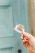 Two Toned Square Claw Hair Clip- Pink