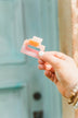 Two Toned Square Claw Hair Clip- Pink