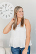 Days Spent Together Sleeveless Blouse- Ivory