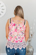 Sweet Memories Floral Tank Top- Blush