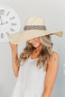 Cool For The Summer Floppy Sun Hat- Natural & Leopard
