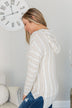 Magnificent Mornings Striped Hoodie- Oatmeal