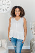 Days Spent Together Sleeveless Blouse- Ivory