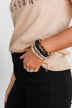A Golden Opportunity Bracelet Set- Black & Gold
